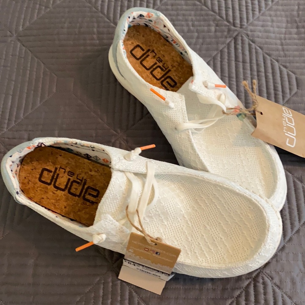 Hey Dudes Wendy Boho White Crochet